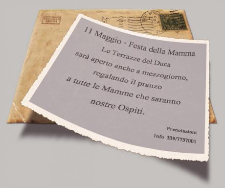 Festa della Mamma - Tutte le Mamme non pagano!