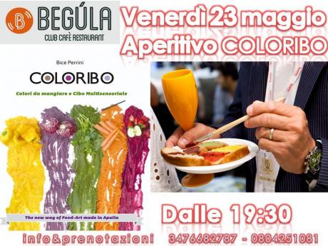 APERITIVO COLORIBO : vieni a divertirti e scoprire il Food- Painting