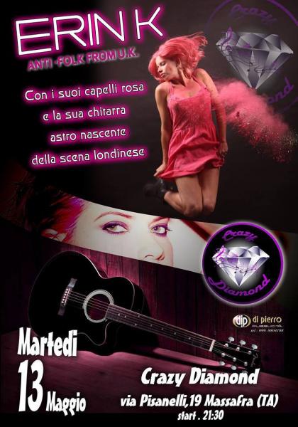 ERIN K la reginetta dell'anti folk londinese live