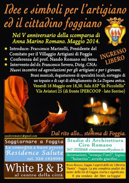 Idee e simboli per l’artigiano ed il cittadino foggiano