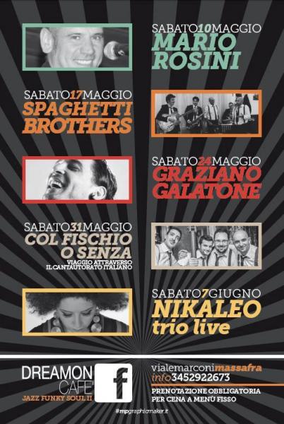 Mario Rosini, Graziano Galatone e Nikaleo nel sabato live