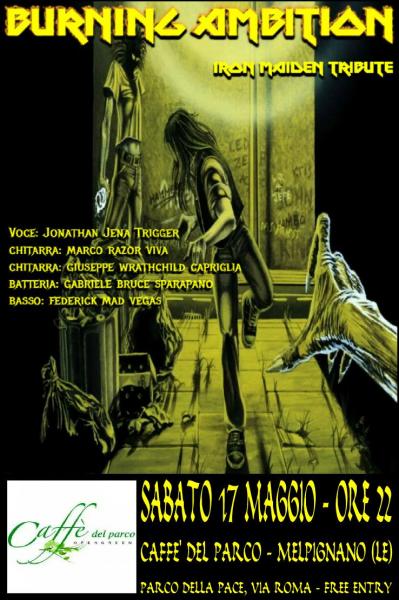 BURNING AMBITION (Iron Maiden Tribute) Live al Caffè del Parco