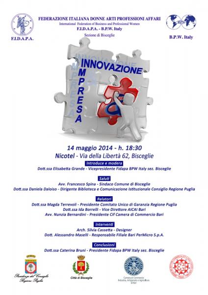 INNOVAZIONE & IMPRESA – Convegno FIDAPA Bisceglie