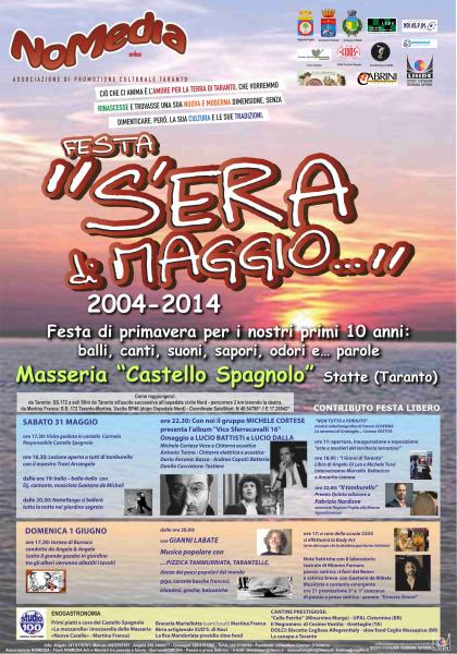 “S’Era di Maggio” (SPOSTATO AL 2 GIUGNO)