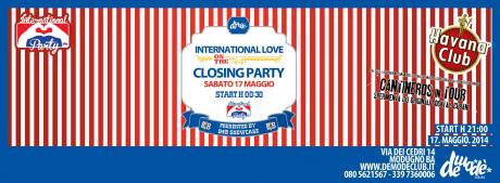 INTERNATIONAL LOVE "Closing" PARTY