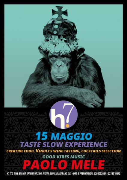 "Taste Slow Experience" inaugura con Paolo Mele djset