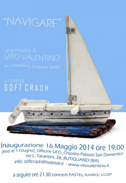 "NAVIGARE": Mostra di VITO VALENTINO tra modellismo, scultura e design