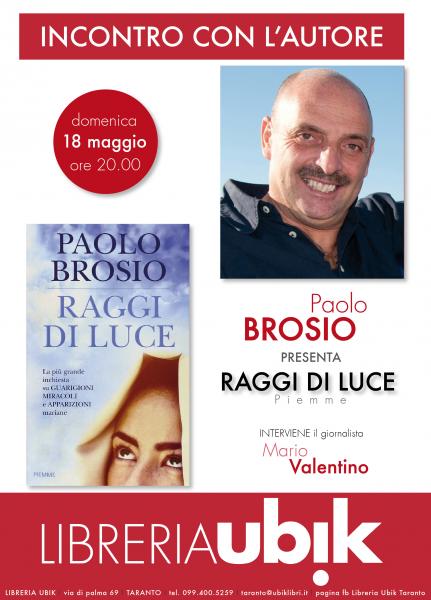 Paolo Brosio presenta "Raggi di luce"