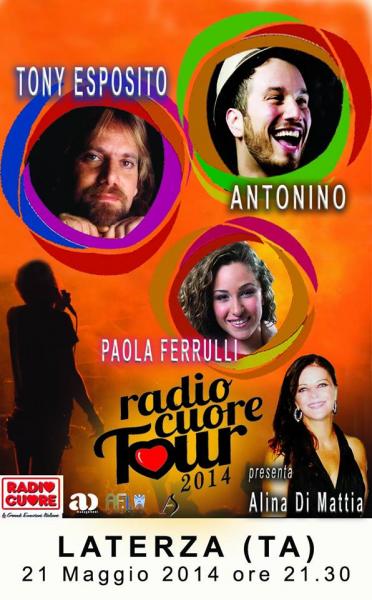 Radio Cuore Tour 2014 Sbarca a Laterza