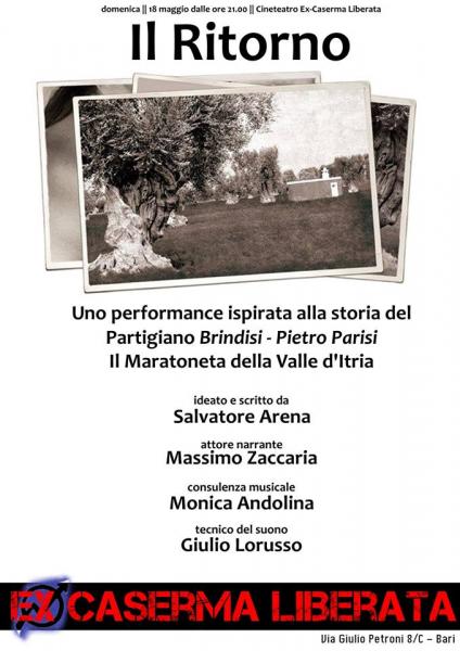 Il Ritorno - Teatro d'Arte Drammatica - Cineteatro Ex-Caserma Liberata