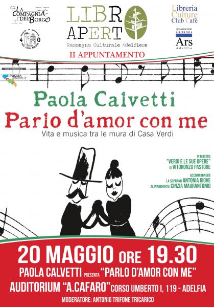 Paola Calvetti presenta "Parlo d'amor con me"