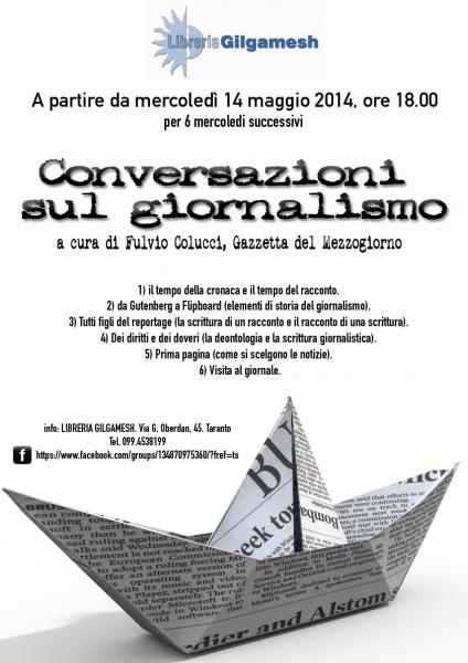 Ciclo di Conversazioni Sul Giornalismo. Libere e Gratuite.