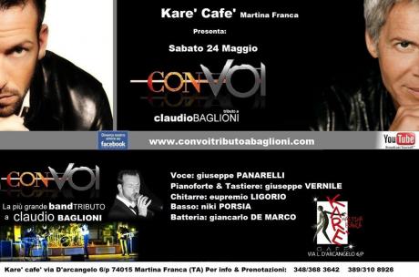 "CON VOI" Tributo a Baglioni