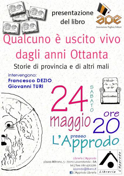 Qualcuno è uscito vivo dagli anni Ottanta. Incontro con l'autore Francesco Dezio