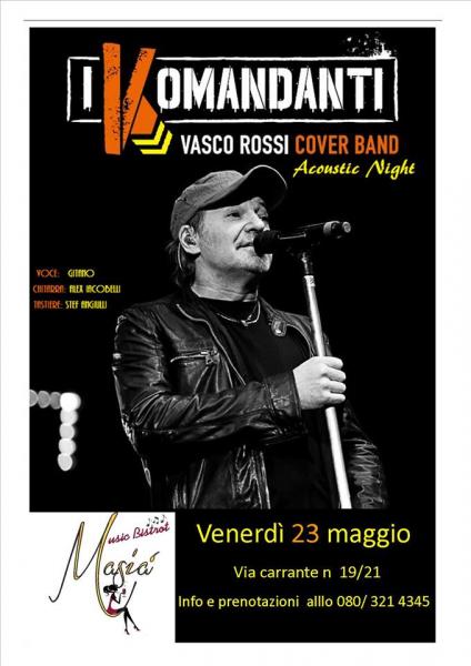 I Successi di Vasco live al Masia' Music Bistrot