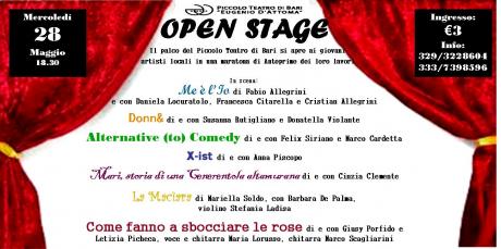 Open Stage al Piccolo Teatro di Bari!