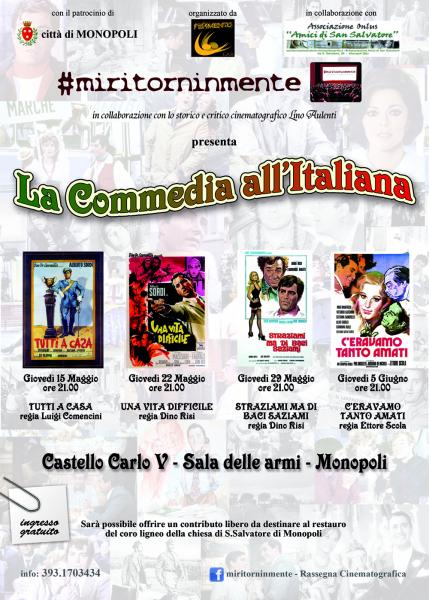 "Straziami ma di baci saziami" di Dino Risi - Rassegna #miritorninmente