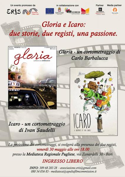 GLORIA e ICARO: due storie, due registi, una passione"