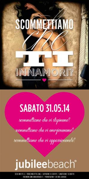 Scommettiamo che ti innamori? Scommettiamo che vi stupiremo? Scommettiamo che vi emozioneremo, scommettiamo che vi appassionerete?