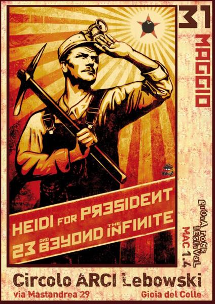 Gioia Rock Contest - Heidi For President & 23 And Beyond The Infinite live