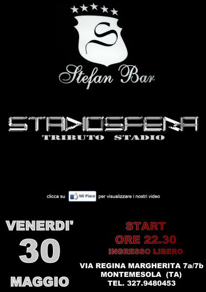 Stadiosfera live allo Stefan Bar