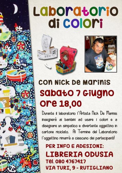 Laboratorio di Colori con Nick De Marinis