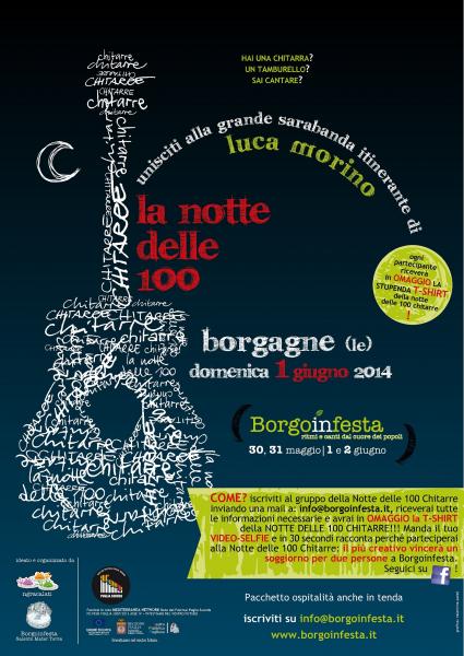"La notte delle 100 chitarre" al Borgoinfesta