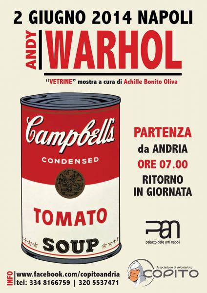 Pullman per mostra a Napoli di Andy Warhol - 2 giugno 2014