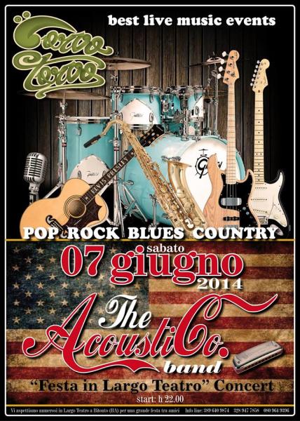 Acousti.Co-The Band per la Festa in Largo Teatro