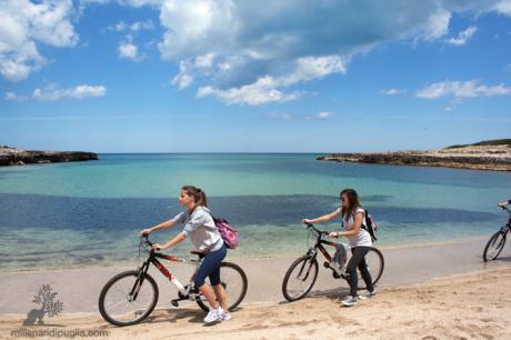 Cicloescursione verso le calette di Torre Pozzelle