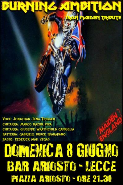 BURNING AMBITION (Iron Maiden Tribute) Live