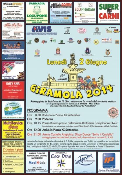 "Giramola 2014"  - Sport, solidarietà e tanto buon gelato donato da Yogo Mola