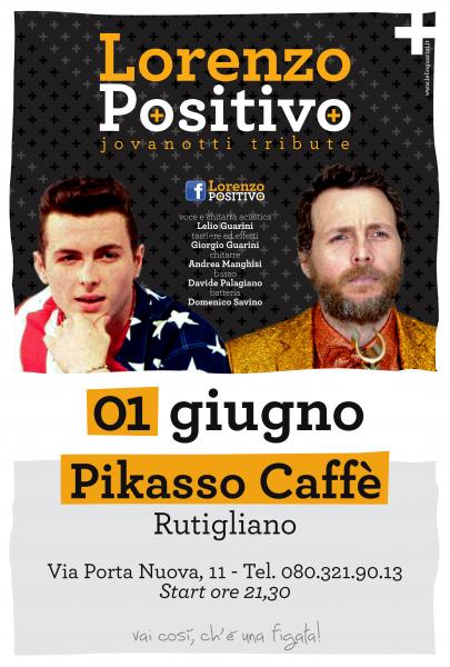 Pikasso Caffe Lorenzo Positivo Jovanotti Tribute