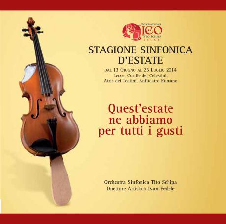 Stagione Sinfonica D’estate 2014 “Piovani dirige Piovani”