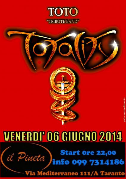 Totality Toto Tribute Band Live a Il Pineta