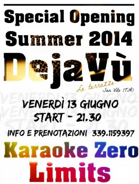 Inaugurazione Terrazze Dejavù