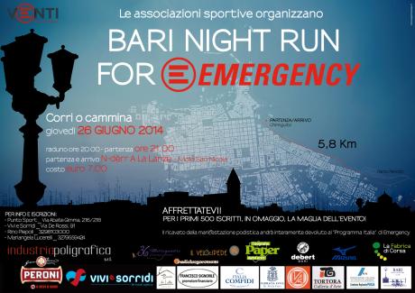 Bari Night Run For Emergency