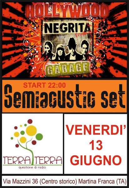 Hollywood Garage "Negrita Tribute Band" live al Terra Terra