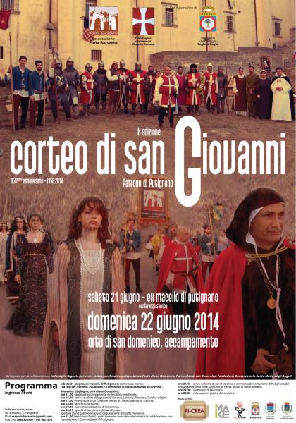 Corteo di San Giovanni  - con il Balì, falconieri e cinque delegazioni straniere
