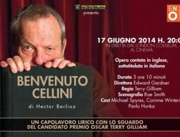 BENVENUTO CELLINI di Hector Berlioz: proiezione in diretta via satellite in full HD sul grande schermo