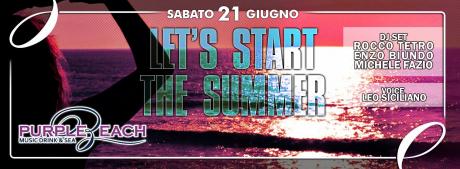 ll primo sabato d'estate al PURPLE BEACH di Capitolo-Monopoli