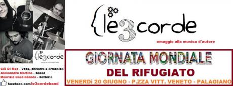 Le3corde alla Giornata mondiale del Rifugiato