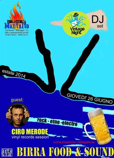 Festa della birra con Ciro Merode dj set - vinyl records session