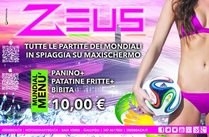 Italia - Uruguay: diretta da Zeus Beach