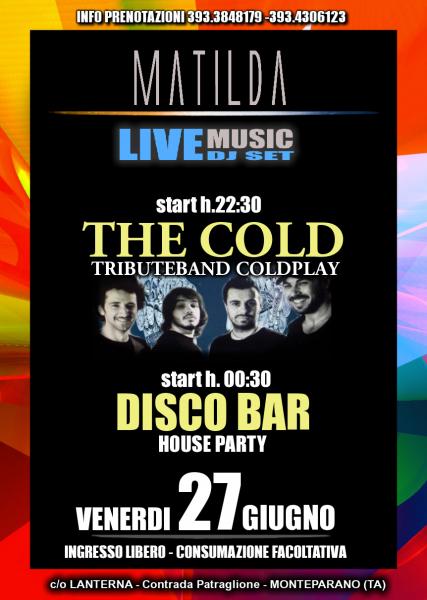 The Cold Tributeband Coldplay + Discobar