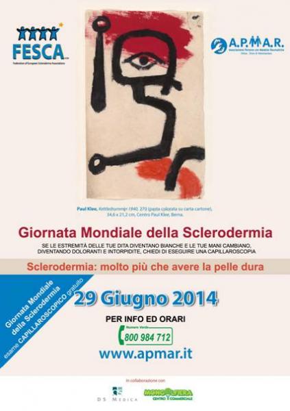 29 Giugno Giornata Mondiale della Sclerodermia