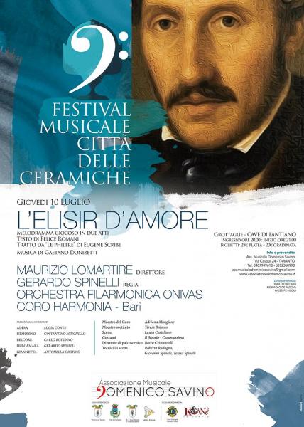 “L'Elisir D’Amore”  - Melodramma giocoso in due atti di Gaetano Donizetti - Festival Musicale "Città delle Ceramiche"