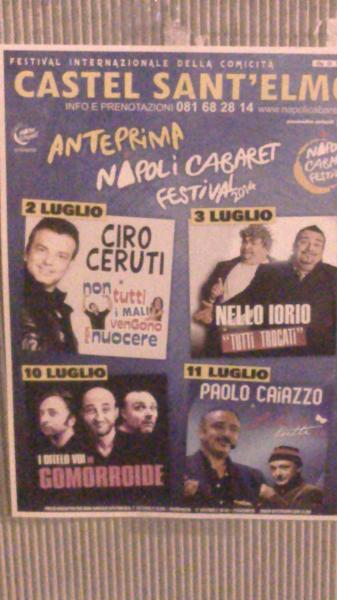 Napoli cabaret festival 2014
