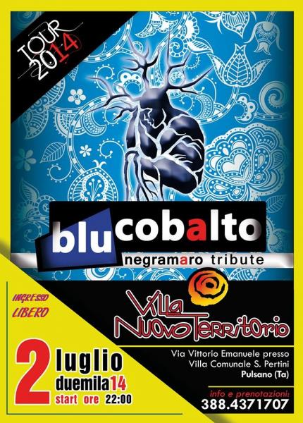 Villa Nuovo Territorio  Estate  2014                 BLUCOBALTO NEGRAMARO Cover Band