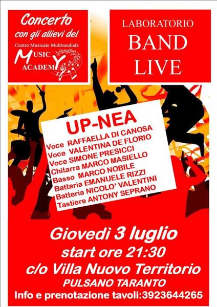 Villa Nuovo Territorio  Estate  2014                 Music Academy